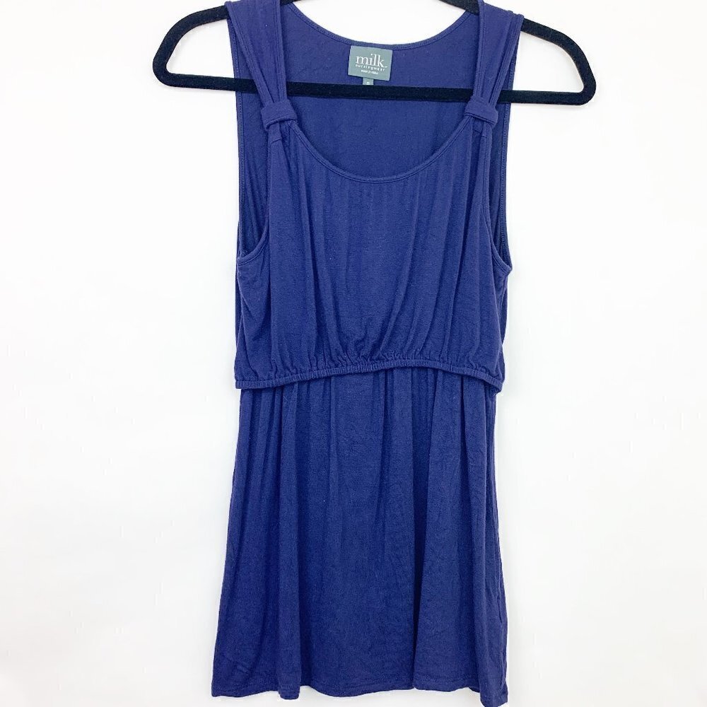 Milk Nursing Wear Navy Tank Top Size Small